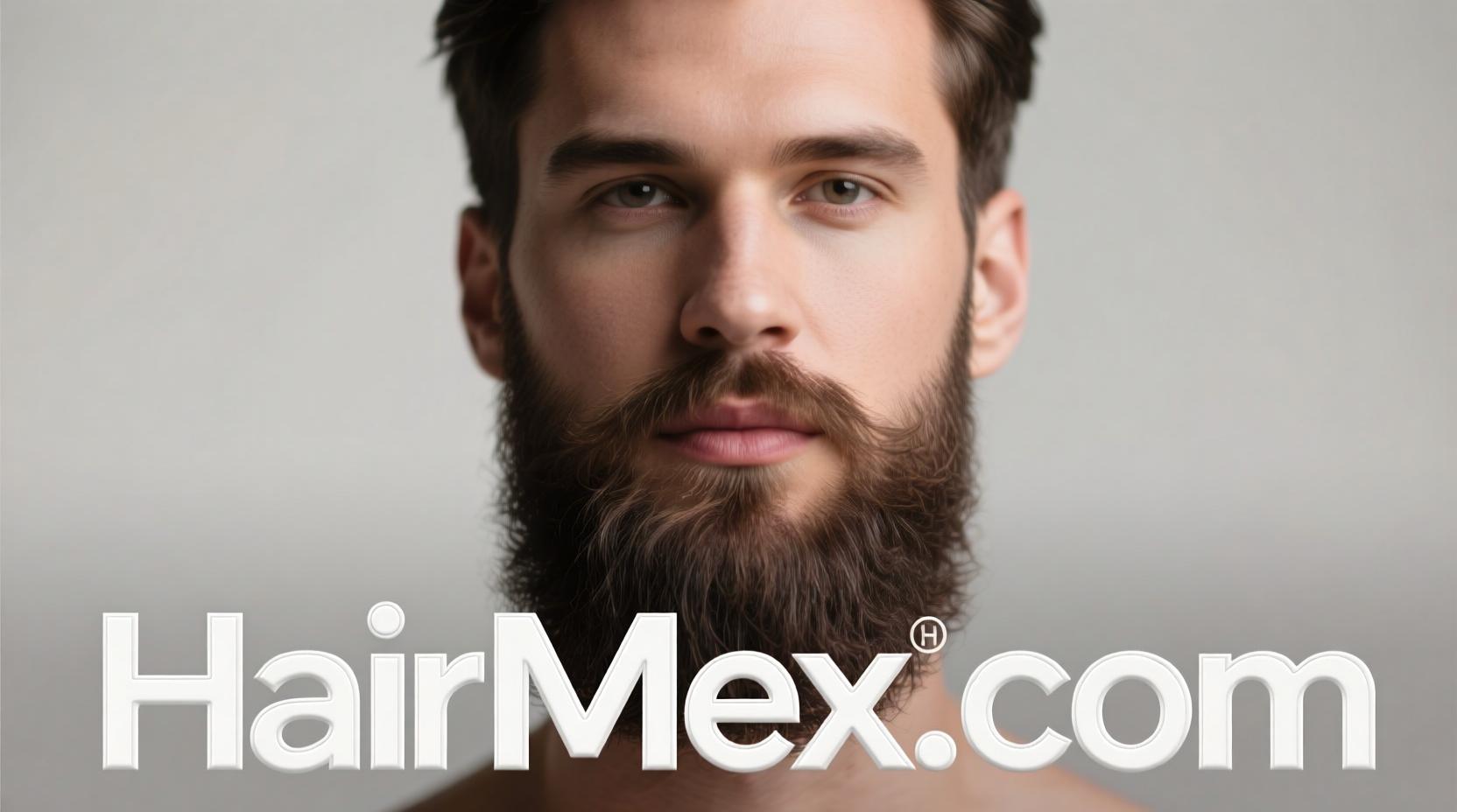 A man with a full, perfectly groomed beard, smiling confidently.