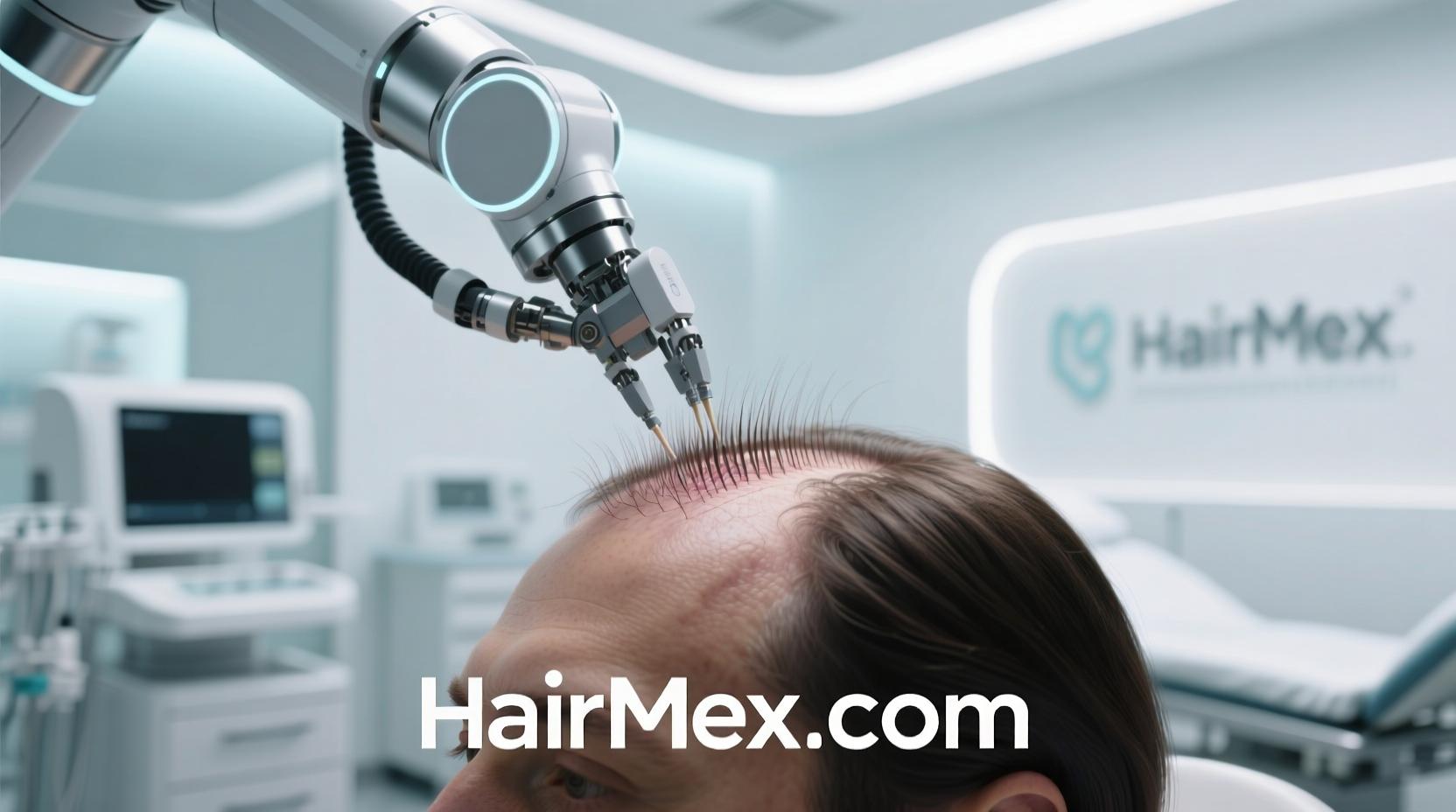 Close-up image of a happy patient showing healthy, natural-looking hair growth after an Artas Robotic Hair Transplant.